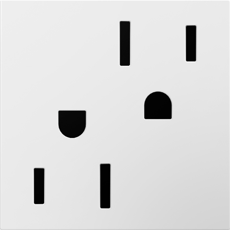 LEGRAND ARTR152W4 ADORNE 15A Dual Tamper-Resistant Outlet, White