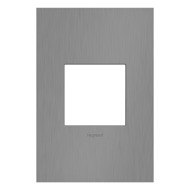 LEGRAND AWC1G2BBN4 ADORNE Brushed Black Nickel One-Gang Screwless Wall Plate