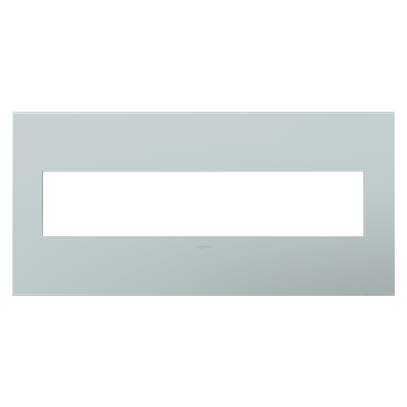 LEGRAND AWP5GBL1 ADORNE Pale Blue Five-Gang Screwless Wall Plate