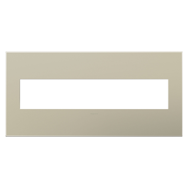 LEGRAND AWP5GTM1 ADORNE Titanium Five-Gang Screwless Wall Plate
