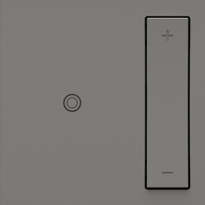 LEGRAND WNAL63M1 ADORNE Wireless Smart Dimmer with Netatmo, Magnesium