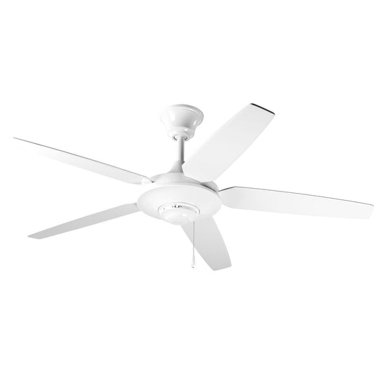 PROGRESS LIGHTING P2530-30W AirPro Collection 54" Five-Blade Fan in White
