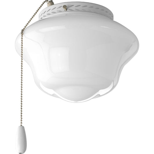 PROGRESS LIGHTING P2644-30WB AirPro Collection One-Light Ceiling Fan Light in White