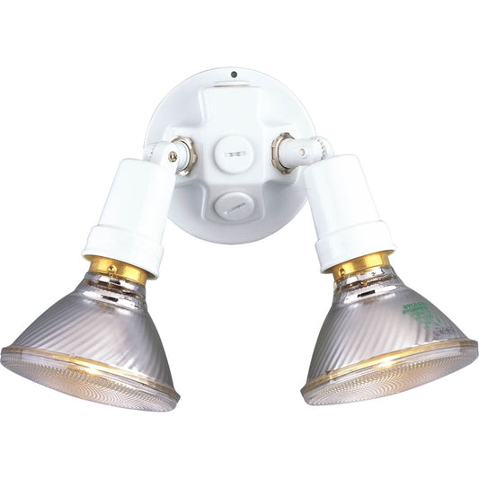 PROGRESS LIGHTING P5207-30 Two-Light Adjustable Swivel Flood Light in White
