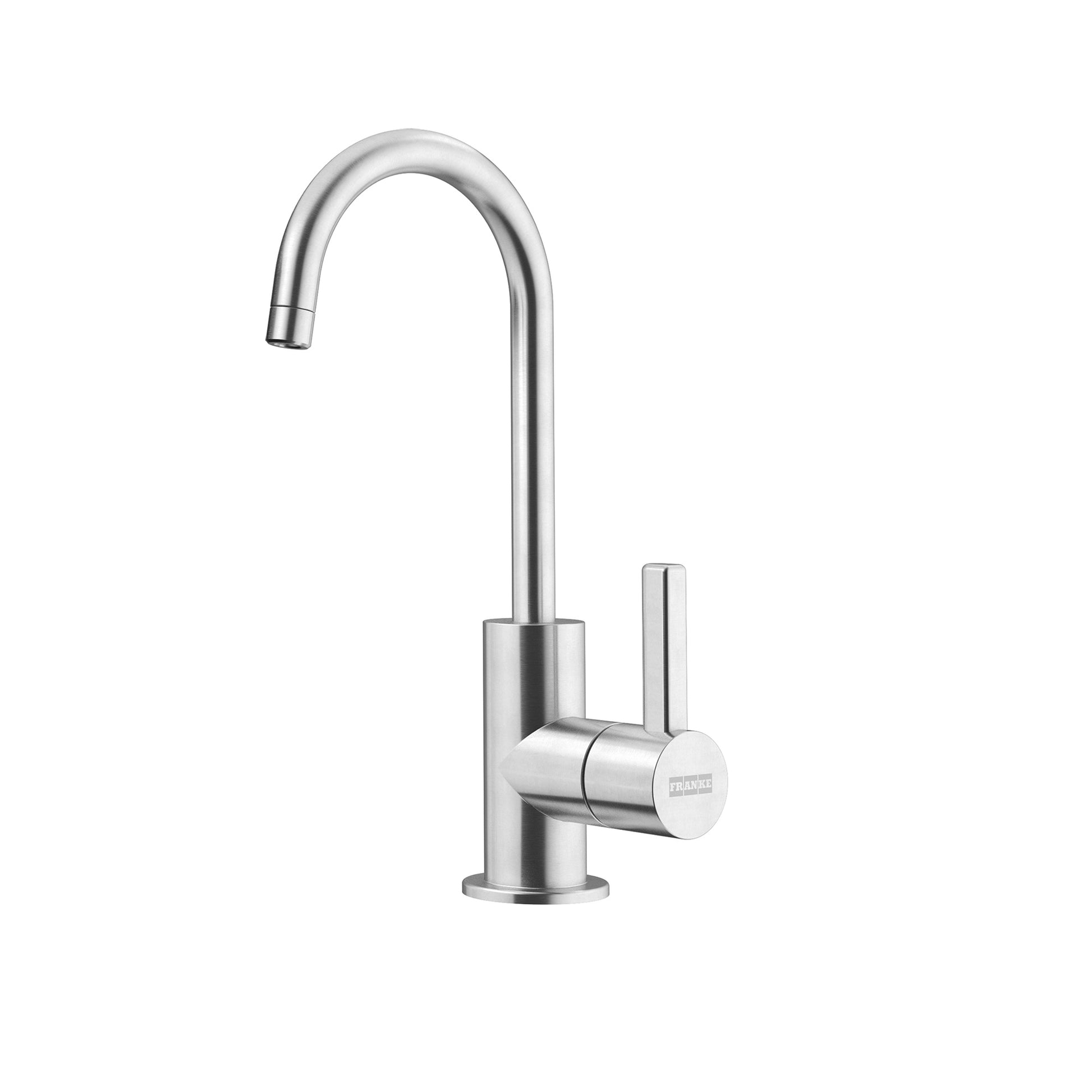 FRANKE UNJ-FW-304 8.75-in Single Handle Cold Water Filtration Faucet in Stainless Steel In Stainless Steel