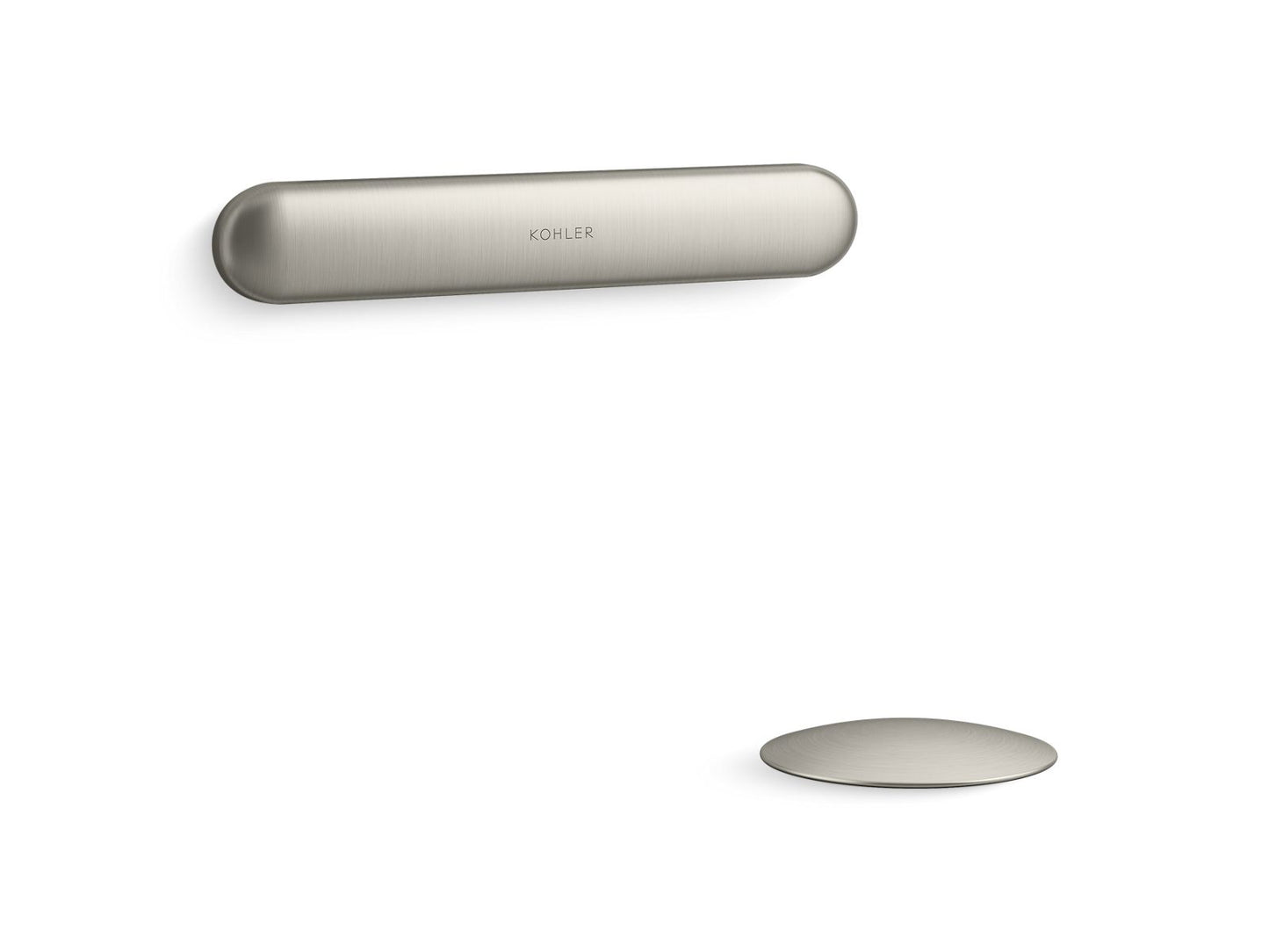 KOHLER K-31799-BN Perfectfill Slotted Overflow Bath Drain Trim Kit In Vibrant Brushed Nickel