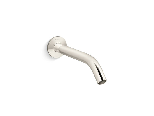 KOHLER K-T23890-SN Components Wall-Mount Bathroom Sink Faucet Spout With Tube Design, 1.2 Gpm In Vibrant Polished Nickel