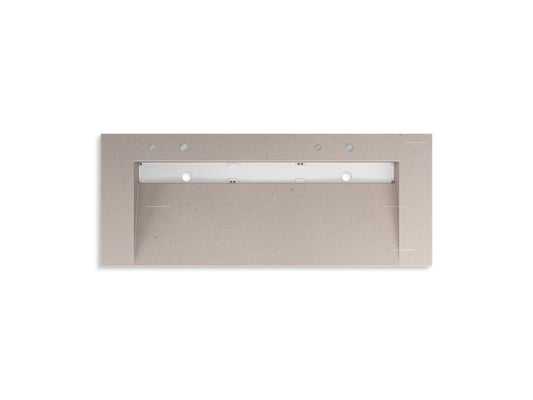KOHLER K-81032-BSS-KCC Constellation 60" Wall-Mount Trough Lavatory System In Canvas