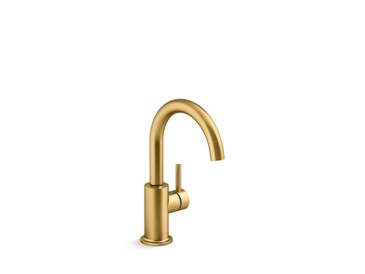 KOHLER K-26369-2MB Contemporary Beverage Faucet In Vibrant Brushed Moderne Brass
