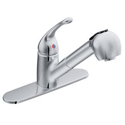 MOEN CA40519 Capstone One-Handle Pullout Kitchen Faucet In Chrome