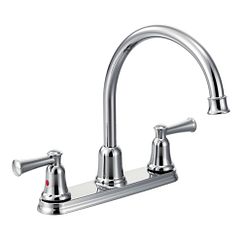 MOEN CA41611 Capstone Two-Handle High Arc Kitchen Faucet In Chrome