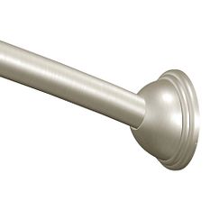 MOEN CSR2165BN Curved Shower Rods 5' Curved Shower Rod In Brushed Nickel