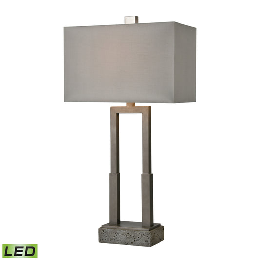 ELK SIGNATURE D4687-LED Courier 32'' High 1-Light Table Lamp - Pewter - Includes LED Bulb