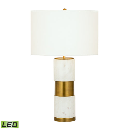 ELK SIGNATURE D4729-LED Jansen 27'' High 1-Light Table Lamp - Aged Brass - Includes LED Bulb