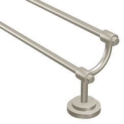MOEN DN0722BN Iso 24" Double Towel Bar In Brushed Nickel
