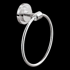MOEN DN0786CH Iso Towel Ring In Chrome