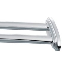 MOEN DN2141CH Curved Shower Rods Adjustable Curved Shower Rod In Chrome