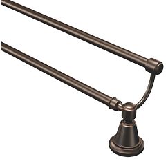 MOEN DN3622ORB Bradshaw 24" Double Towel Bar In Oil Rubbed Bronze