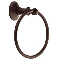 MOEN DN6786ORB Danbury Towel Ring In Oil Rubbed Bronze