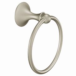 MOEN DN7786BN Lounge Towel Ring In Brushed Nickel