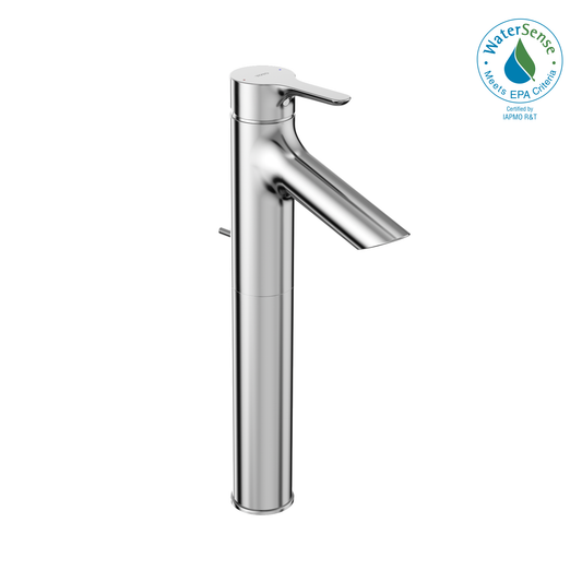 TOTO TLS01307U#CP TLS01307U#CP LB Series 1.2 GPM Single Handle Bathroom Faucet for Vessel Sink with Drain Assembly , Polished Chrome
