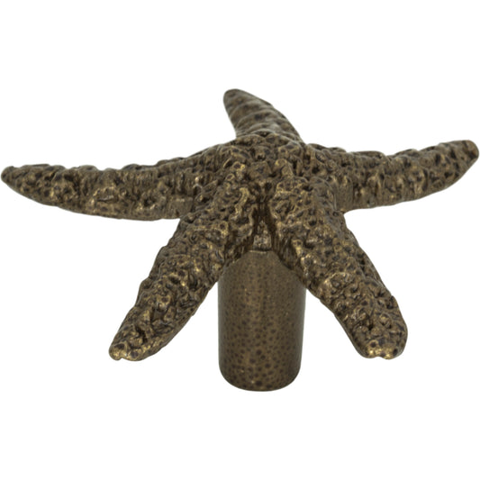 ATLAS 142-BB Starfish Knob 2 Inch Burnished Bronze