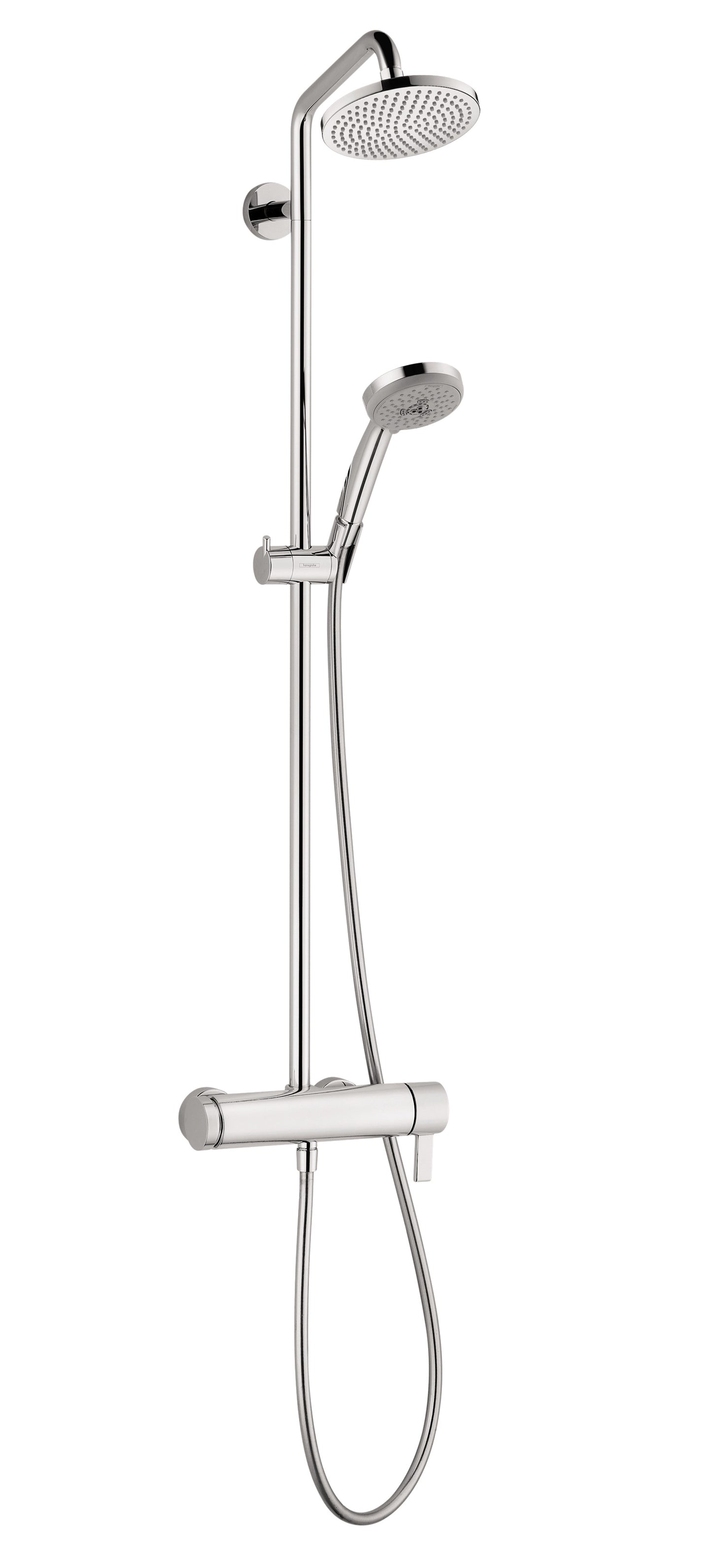 HANSGROHE 04530000 Croma Showerpipe 160 1-Jet with Pressure Balance, 2.0 GPM in Chrome