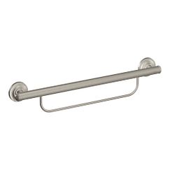MOEN LR2350DBN Moen Home Care 24" Grab Bar With Towel Bar In Brushed Nickel