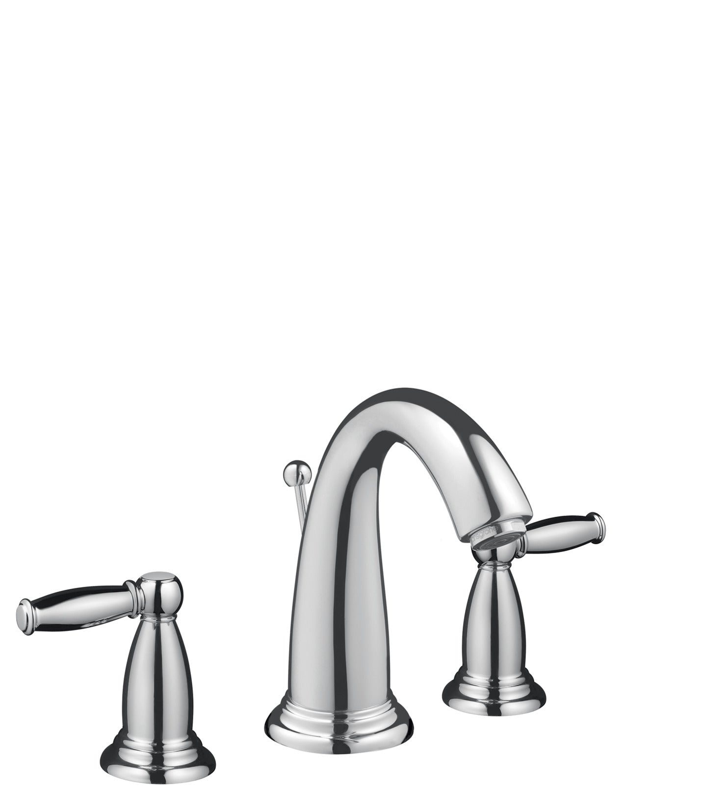 HANSGROHE 06117000 Swing C Widespread Faucet with Pop-Up Drain, 1.2 GPM in Chrome