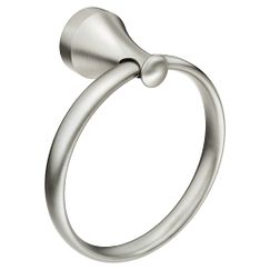 MOEN MY6286BN Hamden Towel Ring In Spot Resist Brushed Nickel