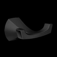 MOEN MY8703BL Lindor Double Robe Hook In Matte Black