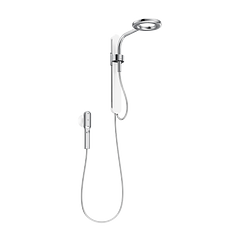 MOEN N207C0CH Spa Shower Two-Function 7.9" Diameter Spray Head Rainshower With Handshower In Chrome/White