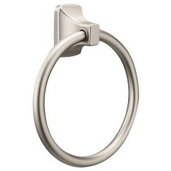 MOEN P5860BN Contemporary Towel Ring In Brushed Nickel