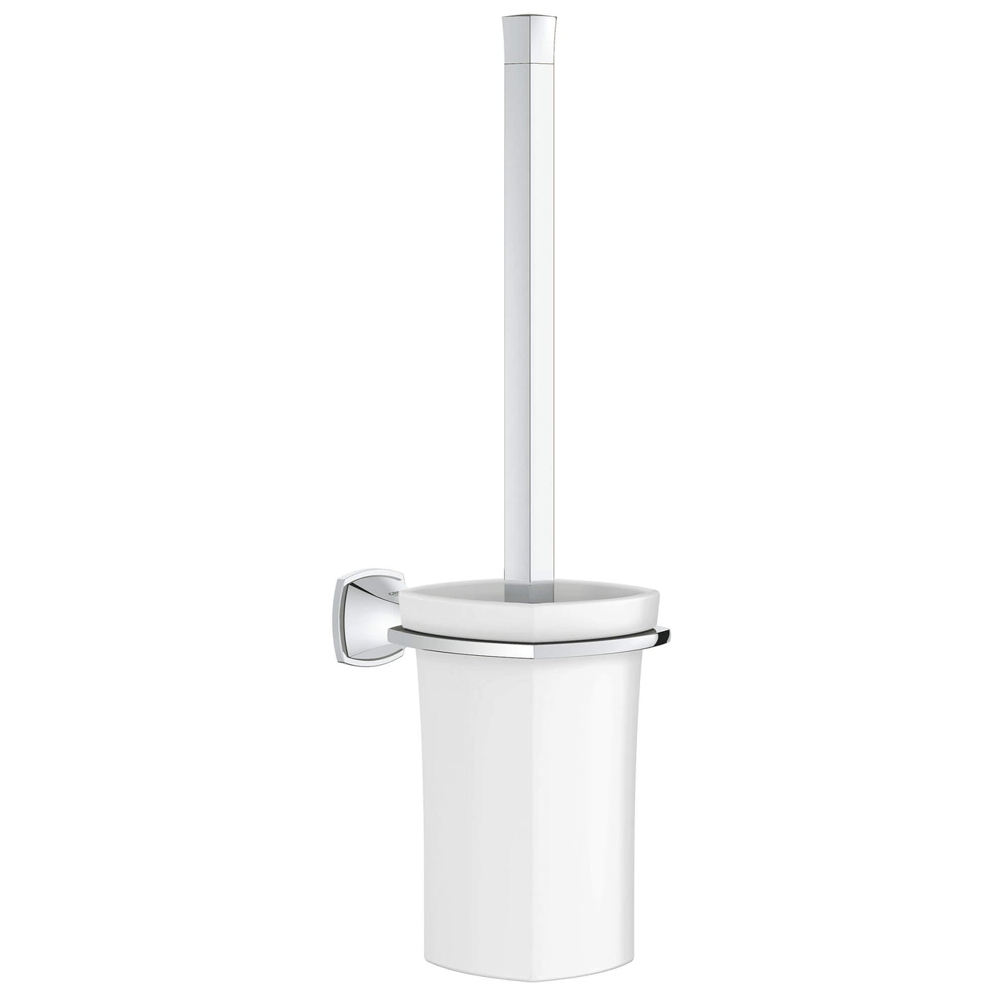 GROHE 40632000 Grandera Chrome Toilet Brush Set