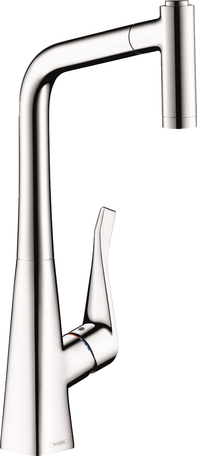 HANSGROHE 04508000 Chrome Metris Modern Kitchen Faucet 1.75 GPM