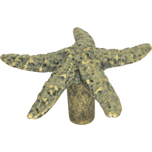 ATLAS 142-V Starfish Knob 2 Inch Verdigris