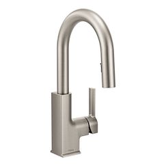 MOEN S62308SRS STo One-Handle Pulldown Bar Faucet In Spot Resist Stainless
