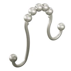 MOEN SR2201BN Shower Curtain Rings In Brushed Nickel