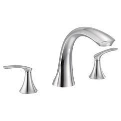 MOEN T523 Seena Two-Handle Roman Tub Faucet In Chrome