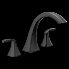 Moen Voss One Handle Tub Filler Includes Hand Shower - Matte Black