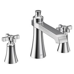 MOEN TS927 Flara Two-Handle Roman Tub Faucet In Chrome