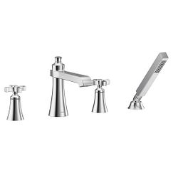 MOEN TS929 Flara Two-Handle Roman Tub Faucet In Chrome