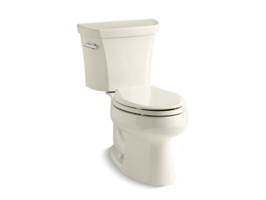 KOHLER K-3978-T-47 Wellworth Two-piece elongated 1.6 gpf toilet with tank cover locks