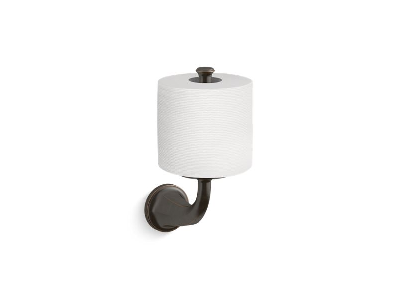 KOHLER K-31207-2BZ Oil-Rubbed Bronze Refined Vertical toilet paper holder