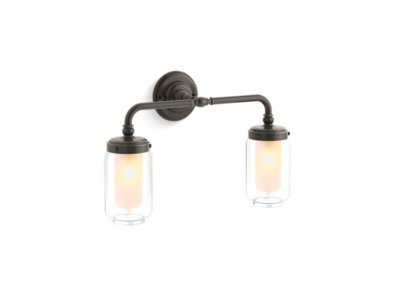 KOHLER K-72582-2BZ Artifacts Two-light sconce