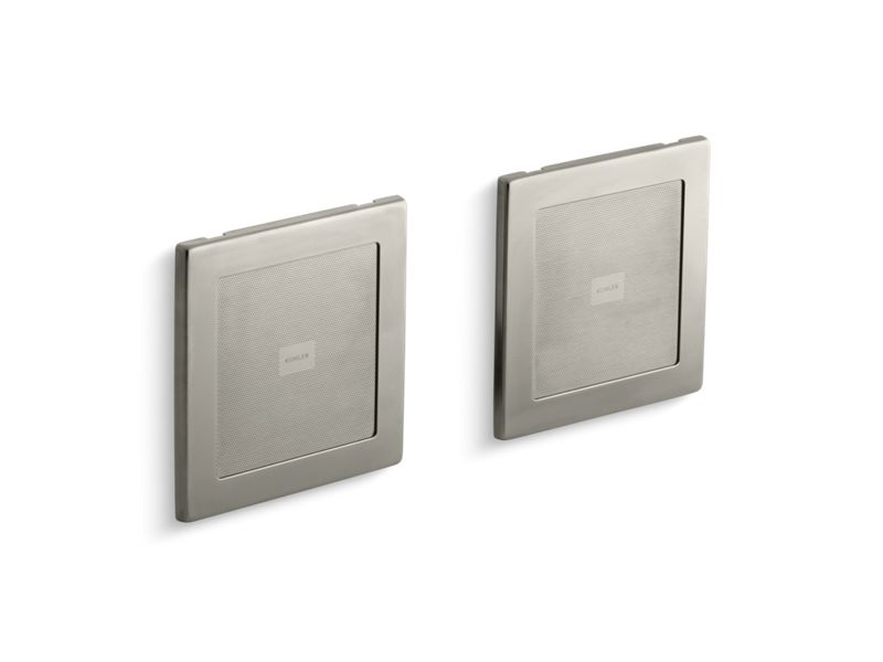 KOHLER K-8033-BN Vibrant Brushed Nickel SoundTile Speakers (pair of speakers)