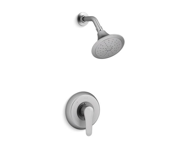 KOHLER K-TS98008-4-G July Rite-Temp shower trim with lever handle and 2.0 gpm showerhead