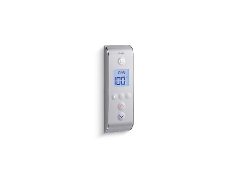 KOHLER K-558-E-1CP Satin Chrome with Polished Chrome DTV Prompt Three-outlet digital interface with eco-mode diverter