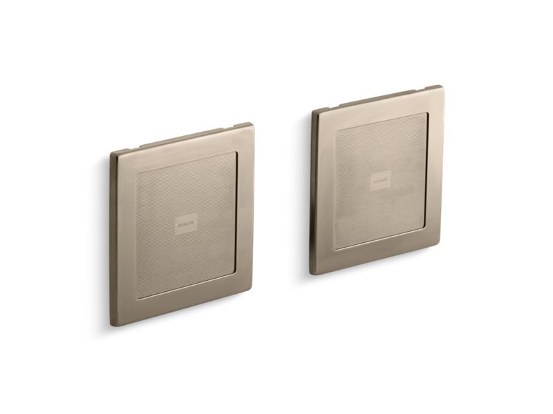 KOHLER K-8033-BV Vibrant Brushed Bronze SoundTile Speakers (pair of speakers)