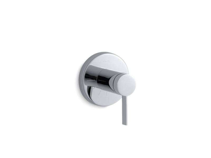 KOHLER K-T10943-4-CP Stillness Valve trim with lever handle for volume control valve, requires valve